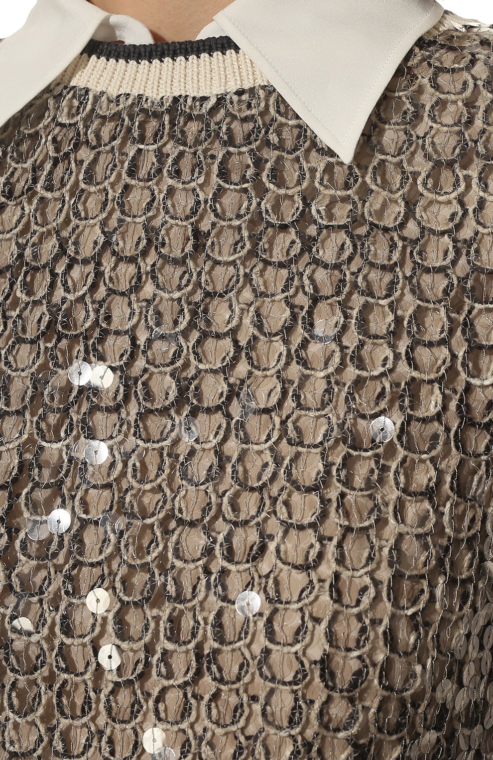 Топ с пайетками BRUNELLO CUCINELLI, арт. M3YR02520, фото 5