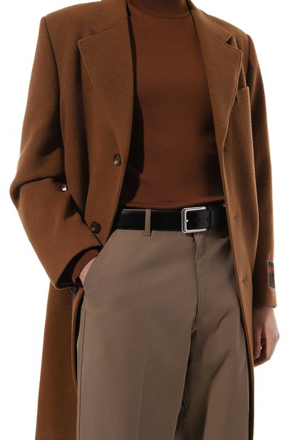 Кожаный ремень ZILLI черного цвета по цене 82900 руб., арт. BL12040M1016VSPARU, фото 2 Кожаный ремень ZILLI, арт. BL12040M1016VSPARU, фото 2