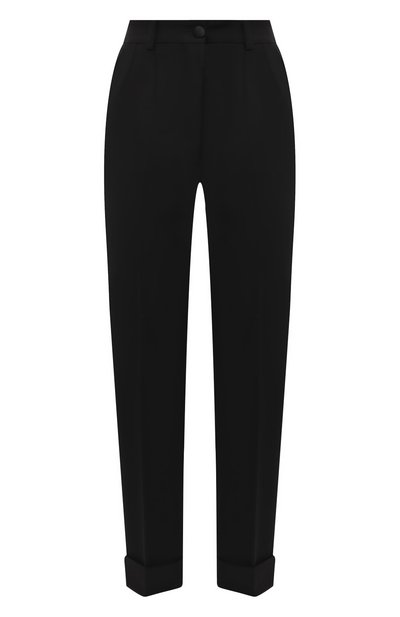 Женские брюки из шерсти и шелка DOLCE & GABBANA, арт. FTB72T/FUBAJ