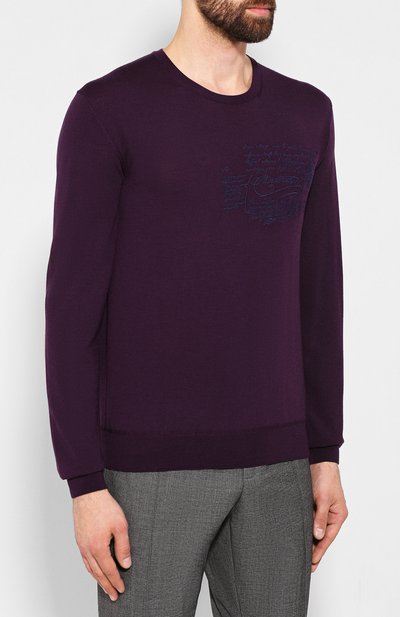 Шерстяной джемпер BERLUTI, арт. R15KRL115-005, фото 3