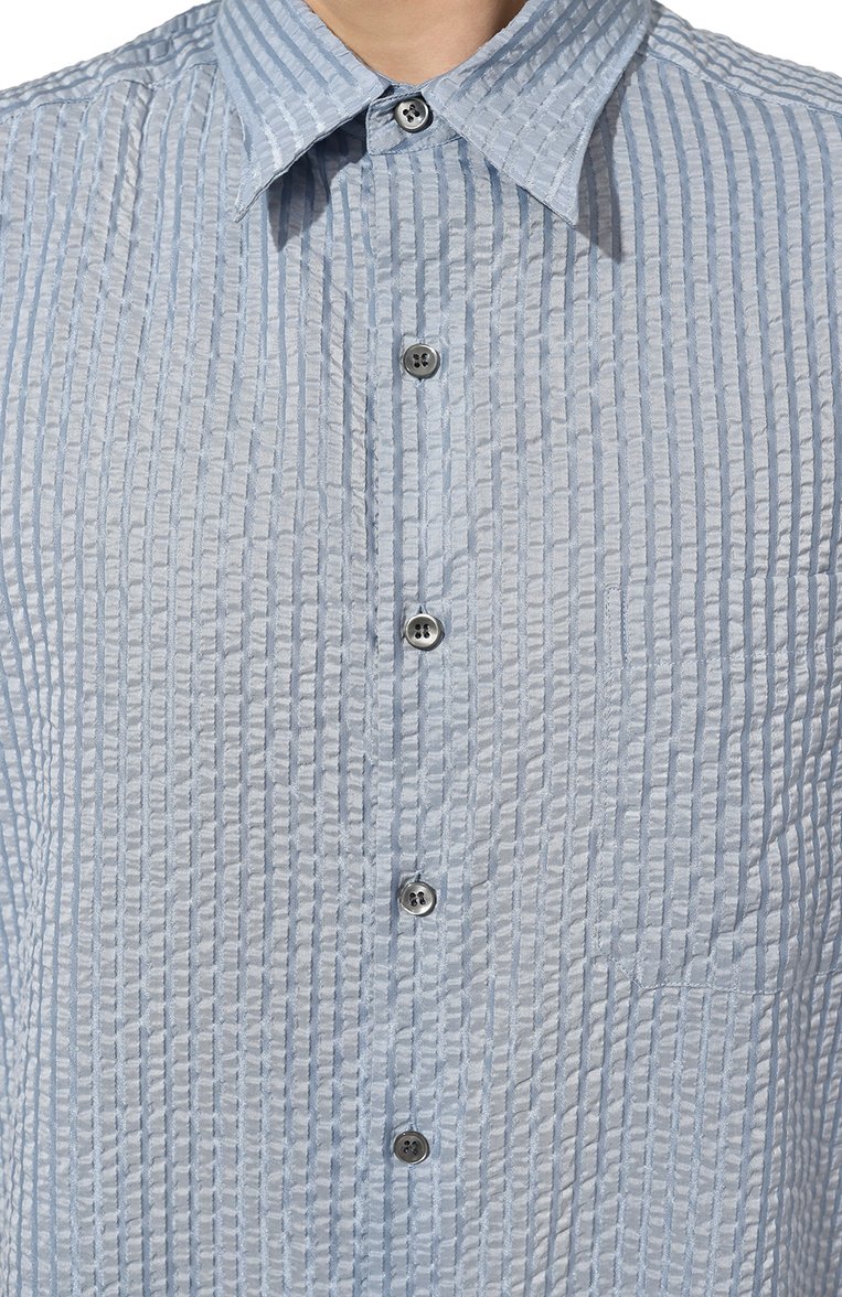 Рубашка из хлопка и шелка GIORGIO ARMANI, арт. 4SGCC099/T04S7, фото 1