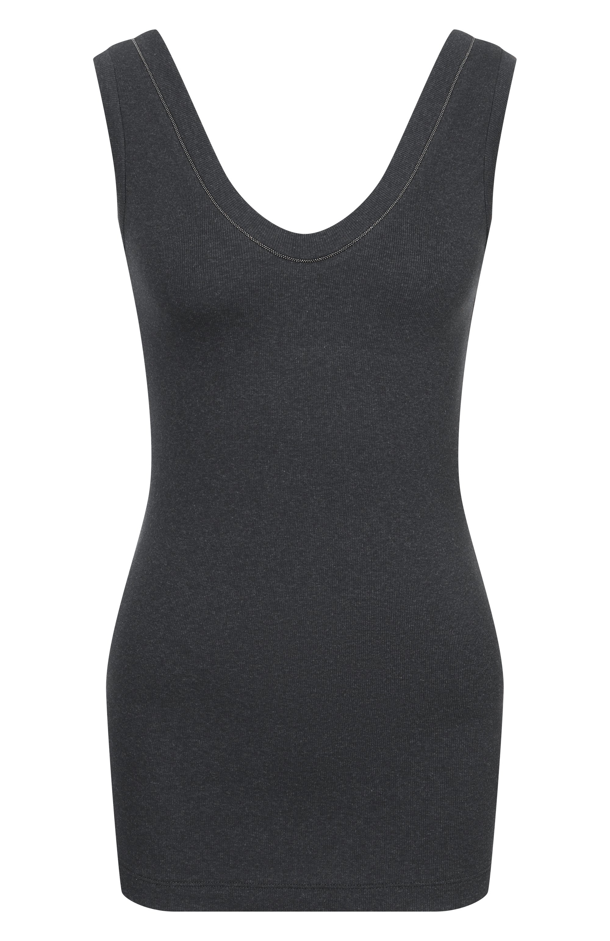 Хлопковый т оп BRUNELLO CUCINELLI, арт. MPTC8BJ312, фото 1