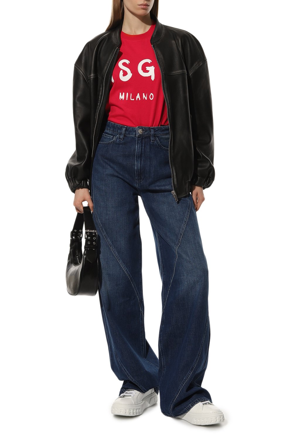 Хлопковая футболка MSGM, арт. 3341MDM510 227798, фото 2