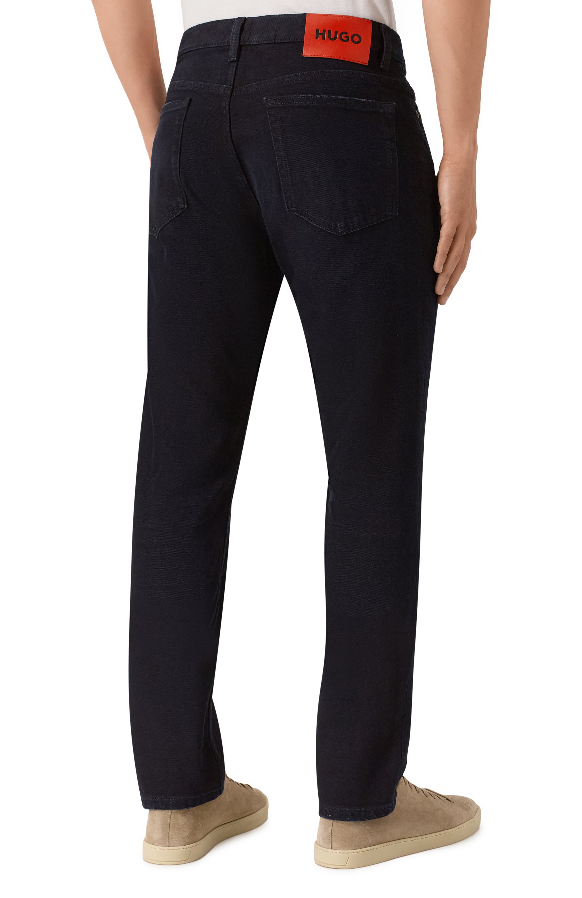 Джинсы hugo 708 HUGO темно-синего цвета по цене 13600 руб., арт. 50542677, фото 4 Джинсы hugo 708 HUGO, арт. 50542677, фото 4