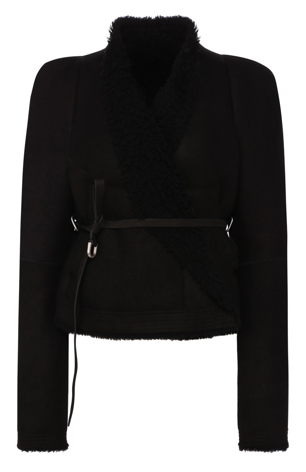 Дубленка RICK OWENS черного цвета по цене 256000 руб., арт. RP19F5764/LSHW, фото 1 Дубленка RICK OWENS, арт. RP19F5764/LSHW, фото 1