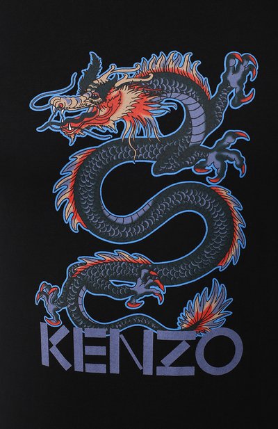 Хлопковая футболка KENZO, арт. F965TS0224SG, фото 5