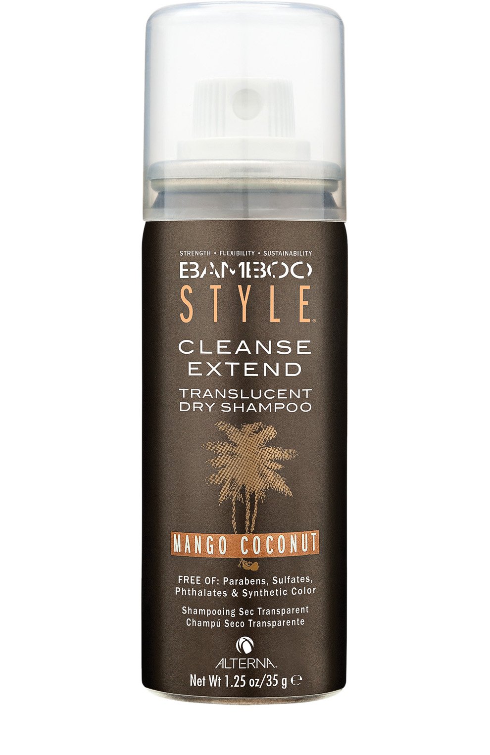 Сухой спрей-шампунь для свежести и объема c ароматом манго и кокоса bamboo  (40ml) ALTERNA, арт. 873509024217, фото 1