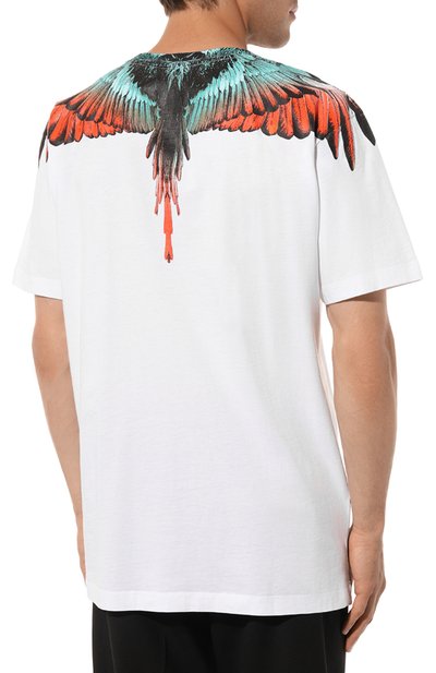 Хлопковая футболка MARCELO BURLON, арт. CMAA018S23JER0010120, фото 4