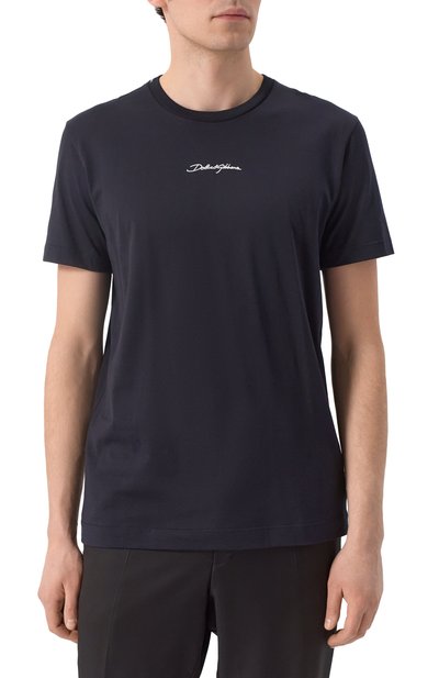 Хлопковая футболка DOLCE & GABBANA, арт. G8RN8Z/G7NUB, фото 3