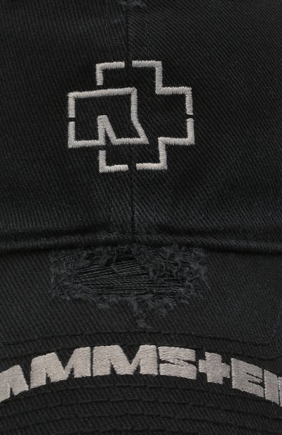 Хлопковая бейсболка balenciaga x rammstein BALENCIAGA, арт. 670765/410B2, фото 5