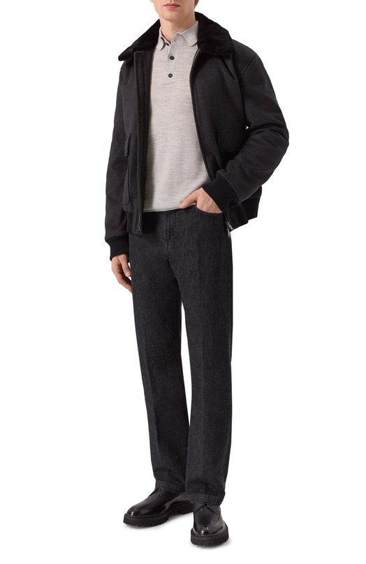 Джинсы Kiton UPNJS1K0159H03 Чёрный  UPNJS1K0159H03 Фото 2