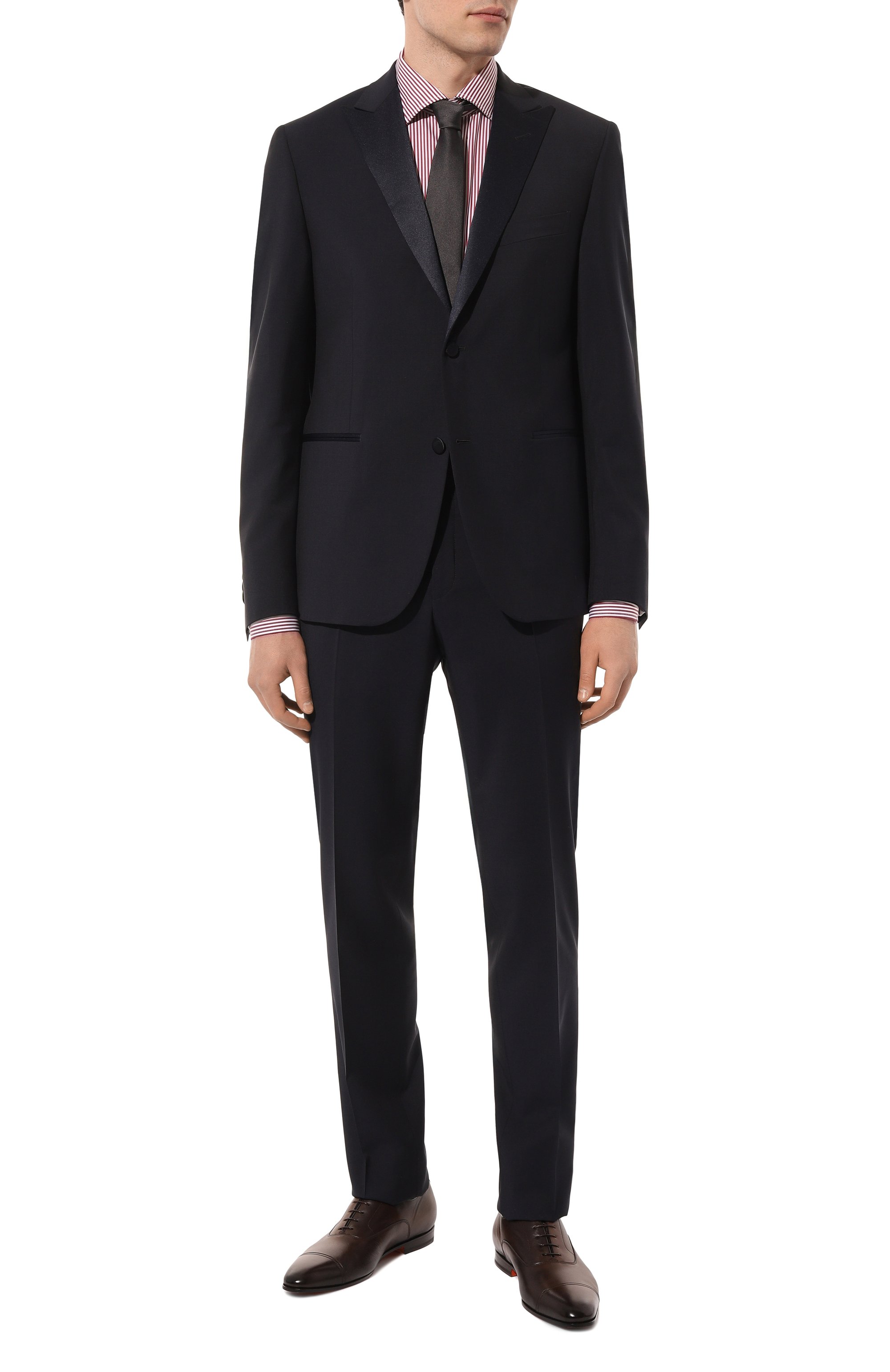 Кожаные оксфорды levante SANTONI, арт. MCLG17801SA3BSG8T50, фото 2