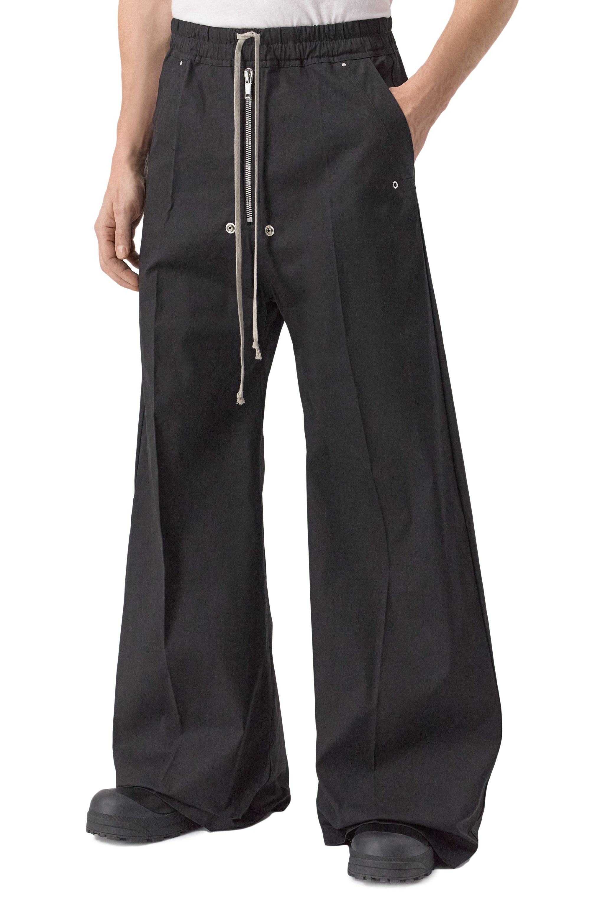 Хлопковые брюки RICK OWENS, арт. RU01E5366/TE, фото 3