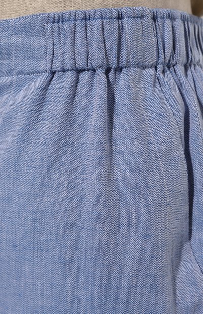 Хлопковые домашние брюки ROBERTO RICETTI голубого цвета по цене 17350 руб., арт. PATASCA/C3208, фото 5 Хлопковые домашние брюки ROBERTO RICETTI, арт. PATASCA/C3208, фото 5