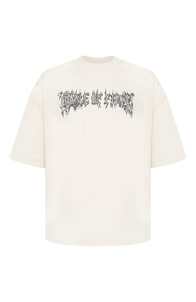 Женская хлопковая футболка VETEMENTS, арт. UCF76TR100I/1000 LIGHT JERSEY