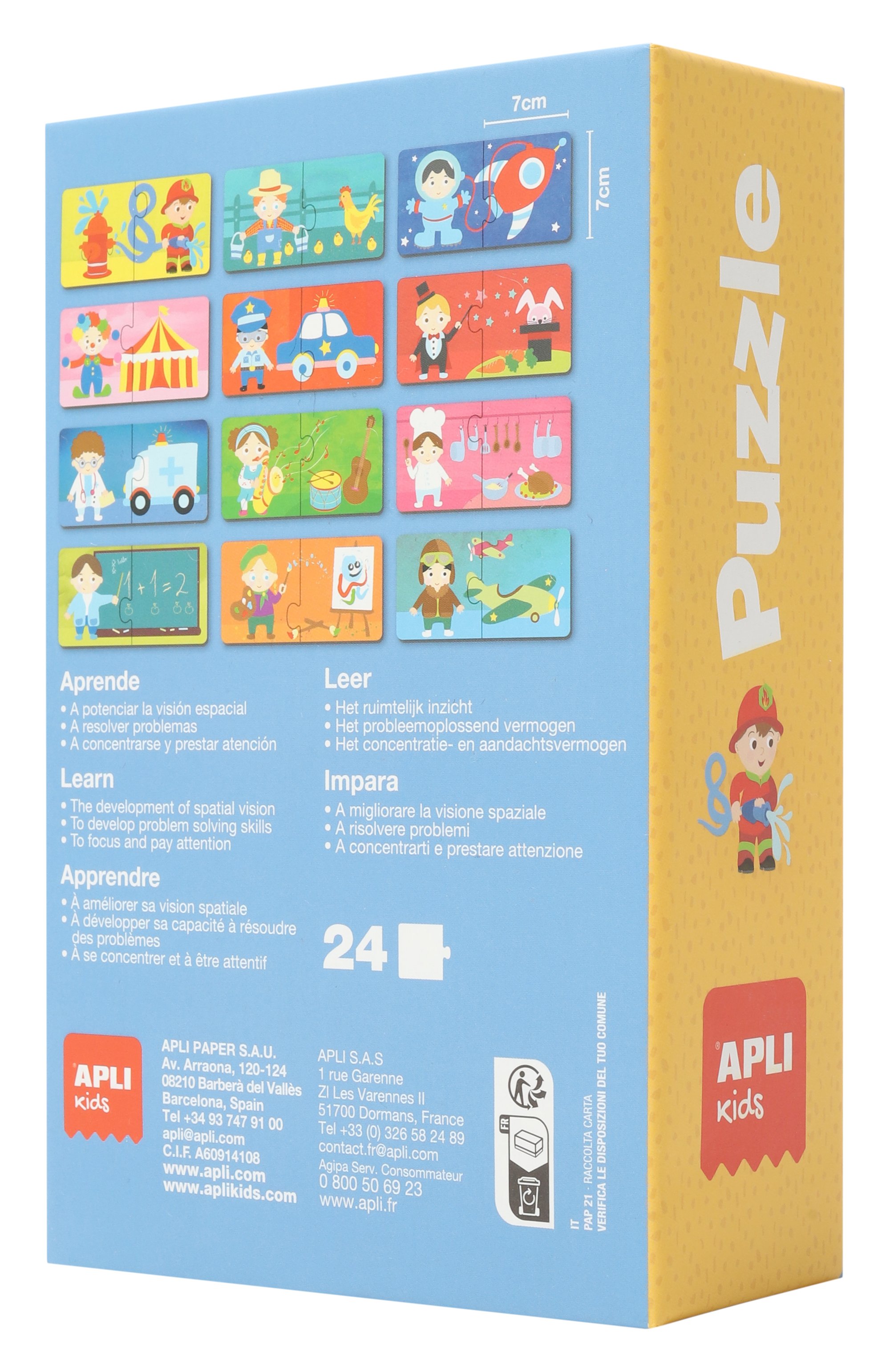 Мини-пазл профессии APLI KIDS, арт. 13860, фото 2