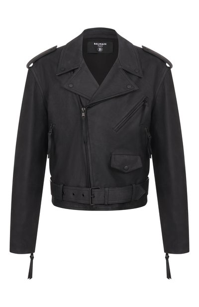 Мужская кожаная куртка BALMAIN, арт. GH1TD580/LE11