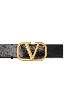 Ремень из кожи аллигатора vlogo signature VALENTINO, арт. UW2T0S10/QRL/AMIS, фото 1