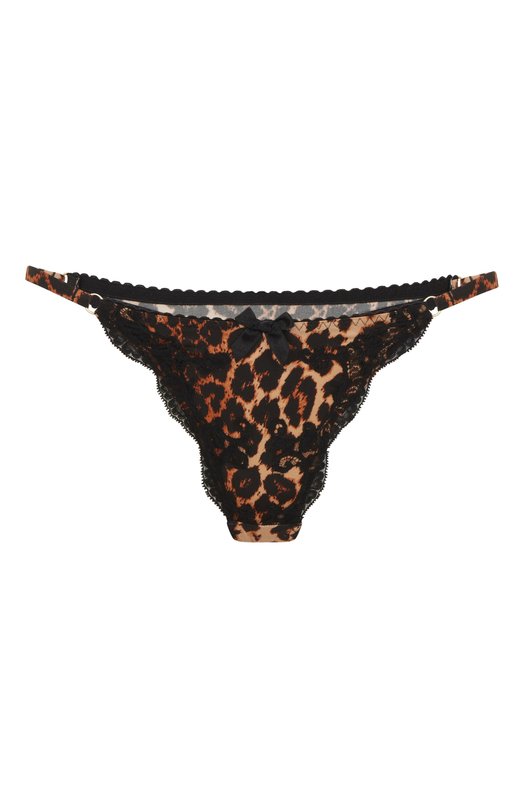 Шелковые трусы-стринги Molly Agent Provocateur 110431 Леопардовый 110431