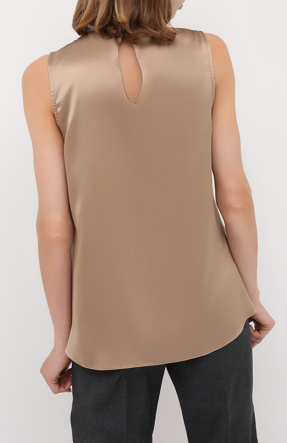 Шелковый топ BRUNELLO CUCINELLI, арт. M0C59DF300, фото 4