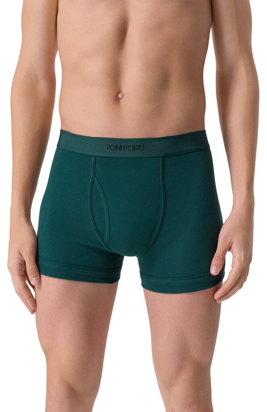Хлопковые боксеры Tom Ford T4LC3204 Зелёный  T4LC3204 Фото 2