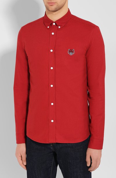 Хлопковая рубашка KENZO, арт. F965CH2041GF, фото 3