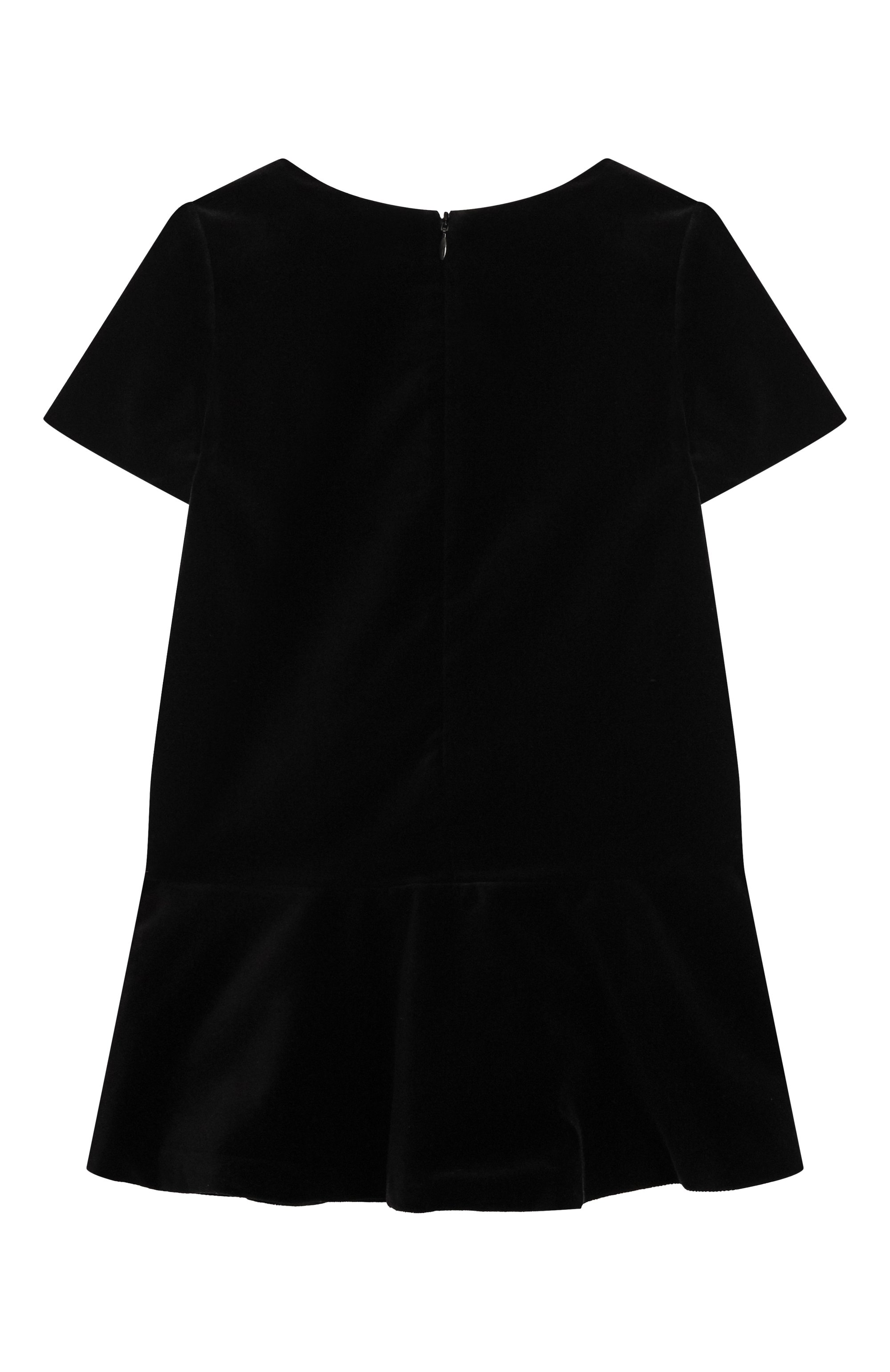 Хлопковое платье MOSCHINO черного цвета по цене 26600 руб., арт. HDV0GX/LWA07/10-14, фото 2 Хлопковое платье MOSCHINO, арт. HDV0GX/LWA07/10-14, фото 2