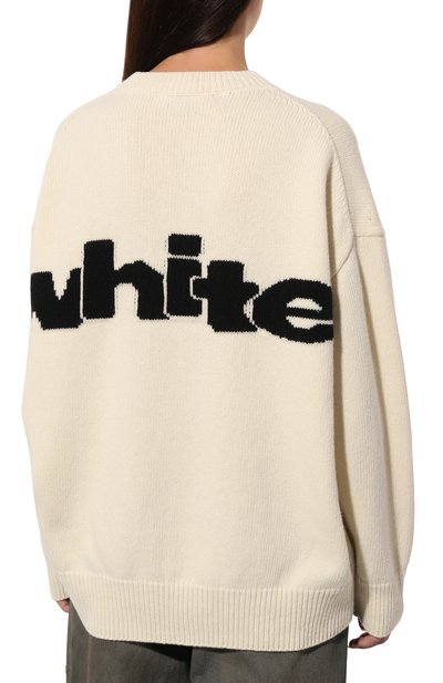 Шерстяной свитер OFF-WHITE, арт. 0WHE106F24KNI001, фото 4