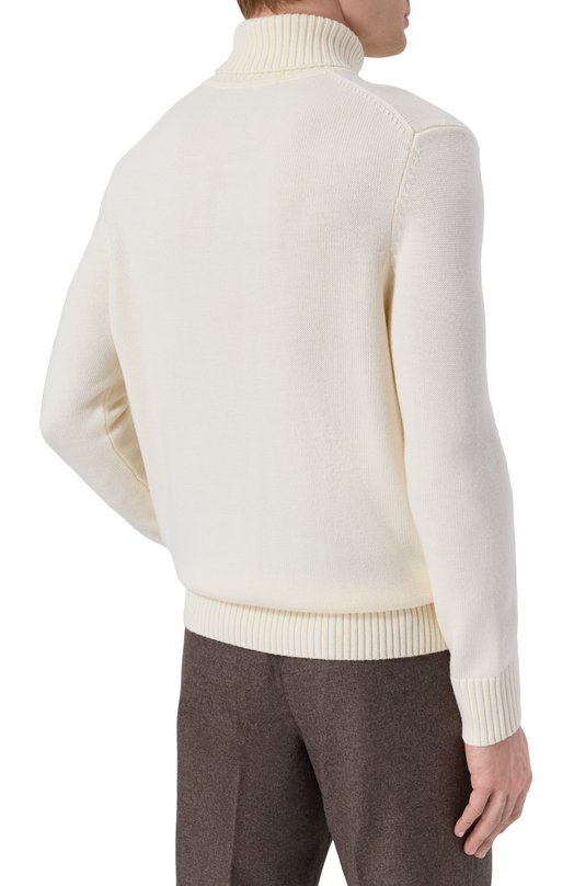 Шерстяной свитер Windsor 13 RAMIR0-TU 10020243/30048049 Кремовый  13 RAMIR0-TU 10020243/30048049 Фото 4