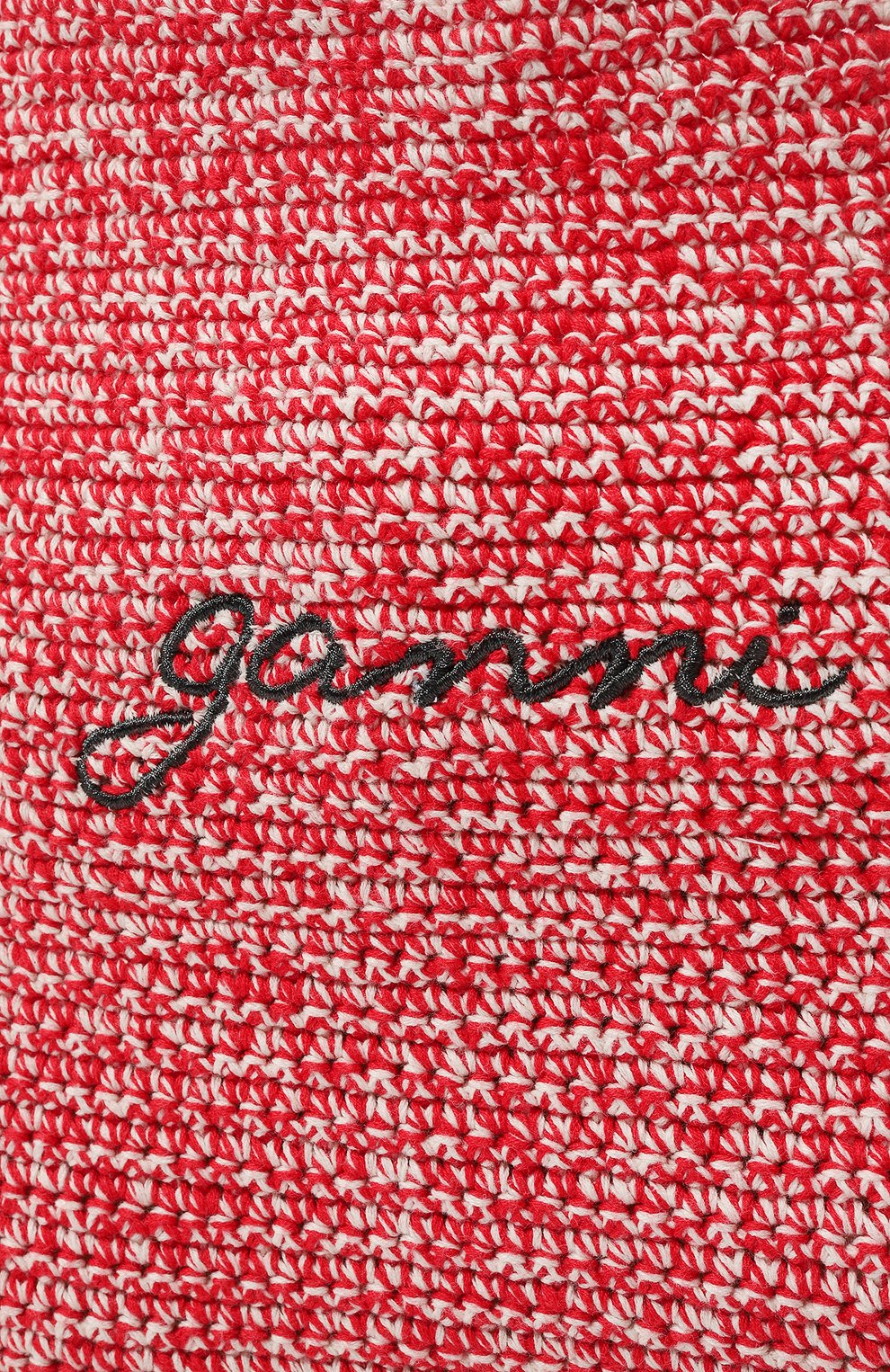 Сумка-тоут GANNI красного цвета по цене 25200 руб., арт. A5813, фото 3 Сумка-тоут GANNI, арт. A5813, фото 3