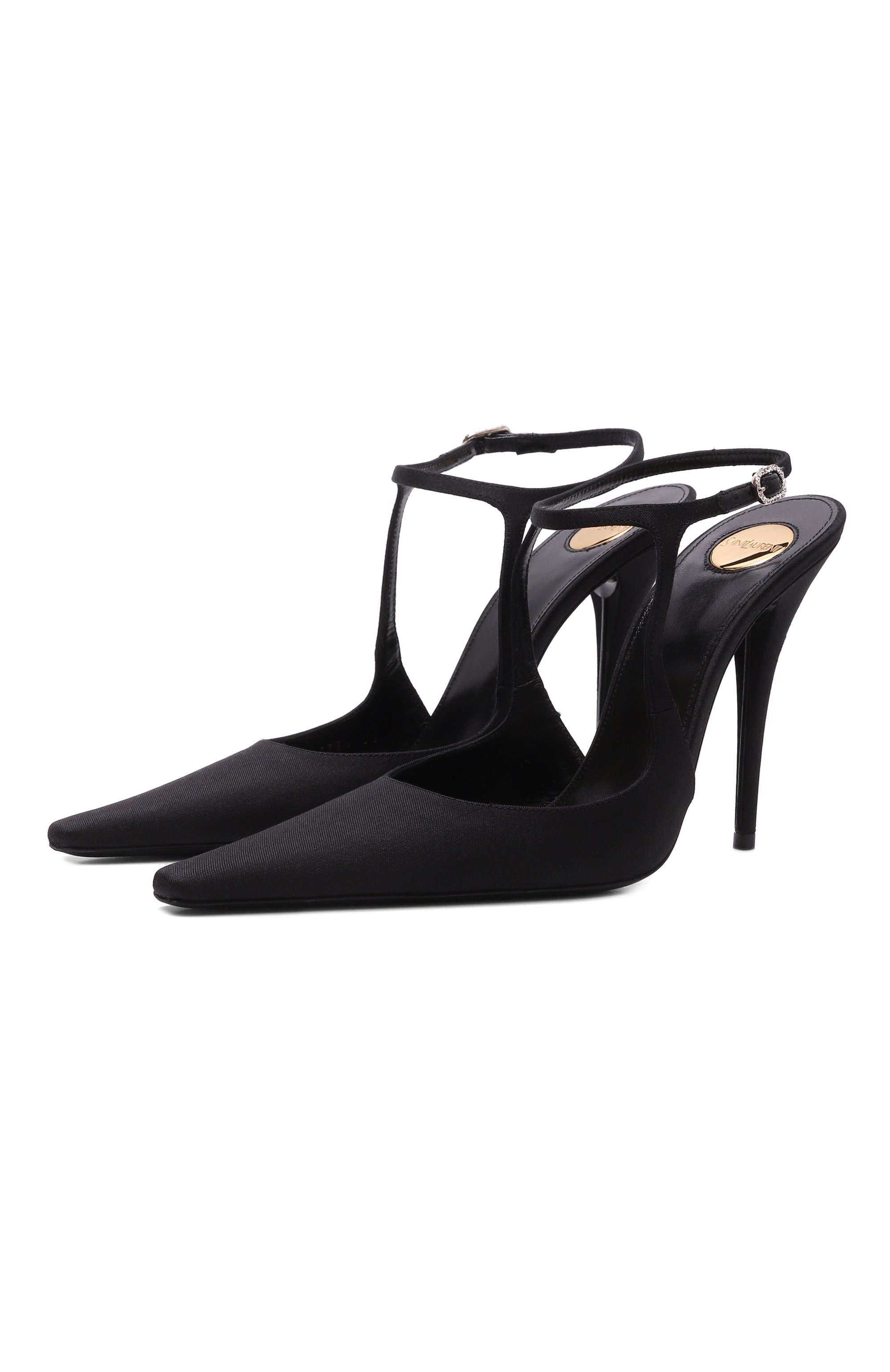 Текстильные туфли manon 110 SAINT LAURENT черного цвета по цене 141000 руб., арт. 840734/AAFAI, фото 1 Текстильные туфли manon 110 SAINT LAURENT, арт. 840734/AAFAI, фото 1