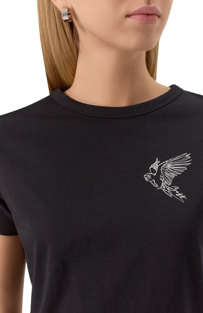 Хлопковая футболка BOSS ORANGE, арт. 50540260, фото 5