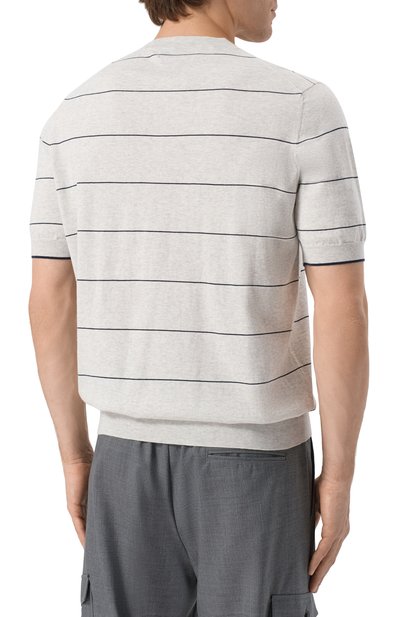 Хлопковый джемпер BRUNELLO CUCINELLI, арт. M29805300, фото 4