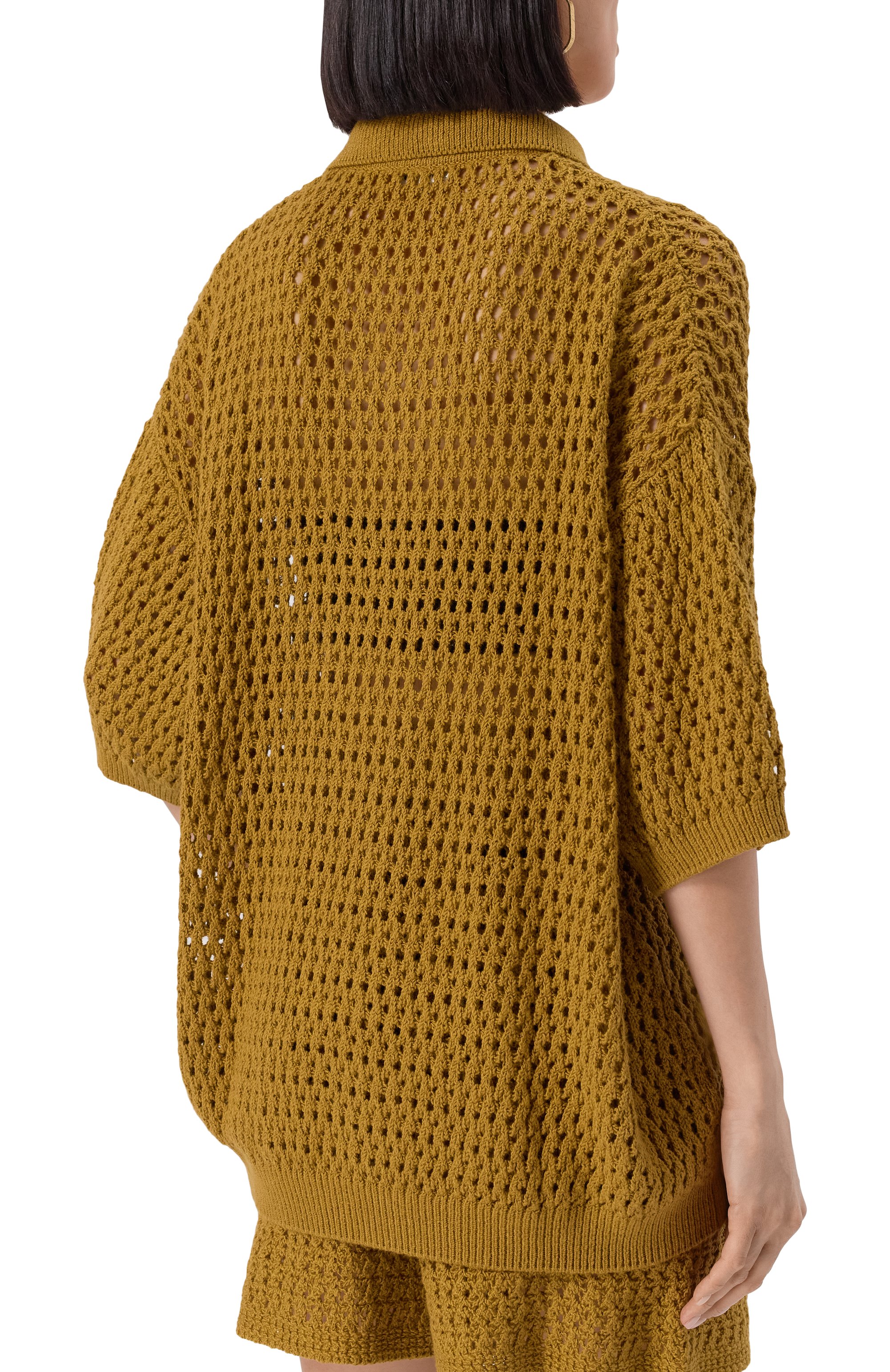 Хлопковое поло ADDICTED темно-бежевого цвета по цене 25560 руб., арт. AC1224, фото 4 Хлопковое поло ADDICTED, арт. AC1224, фото 4