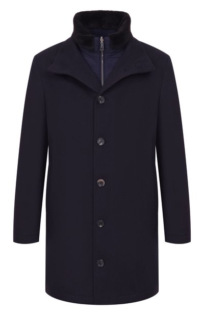 Мужское пальто из кашемира и шерсти KITON, арт. UW2516CV0462L