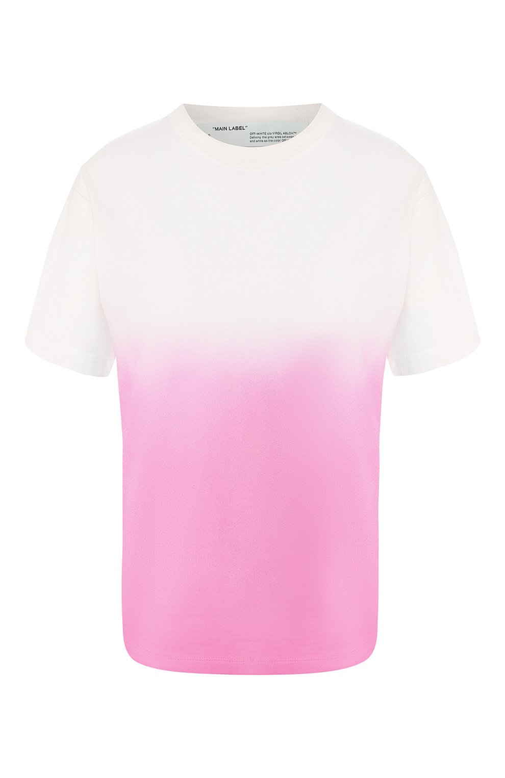 Хлопковая футболка OFF-WHITE, арт. 0WAA049R20F290960128, фото 1