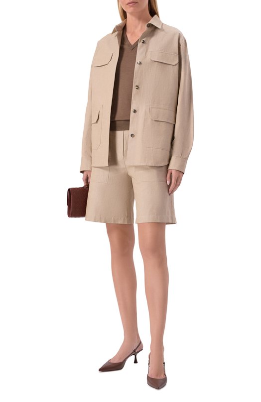 Пуловер из кашемира и шелка MVST M26.CSW.K413/JAIPUR Коричневый  M26.CSW.K413/JAIPUR Фото 2