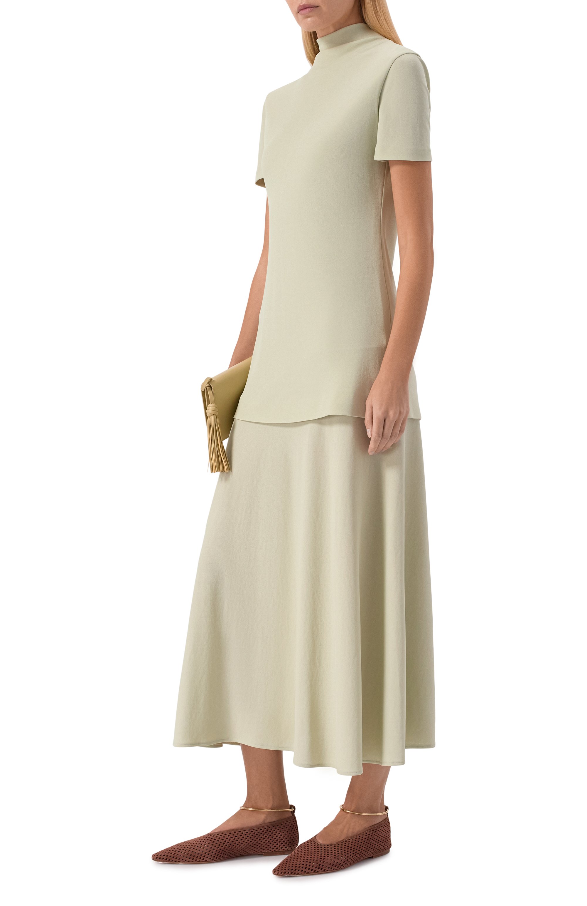 Замшевые балетки JIL SANDER, арт. J15WZ0038/P7587, фото 3