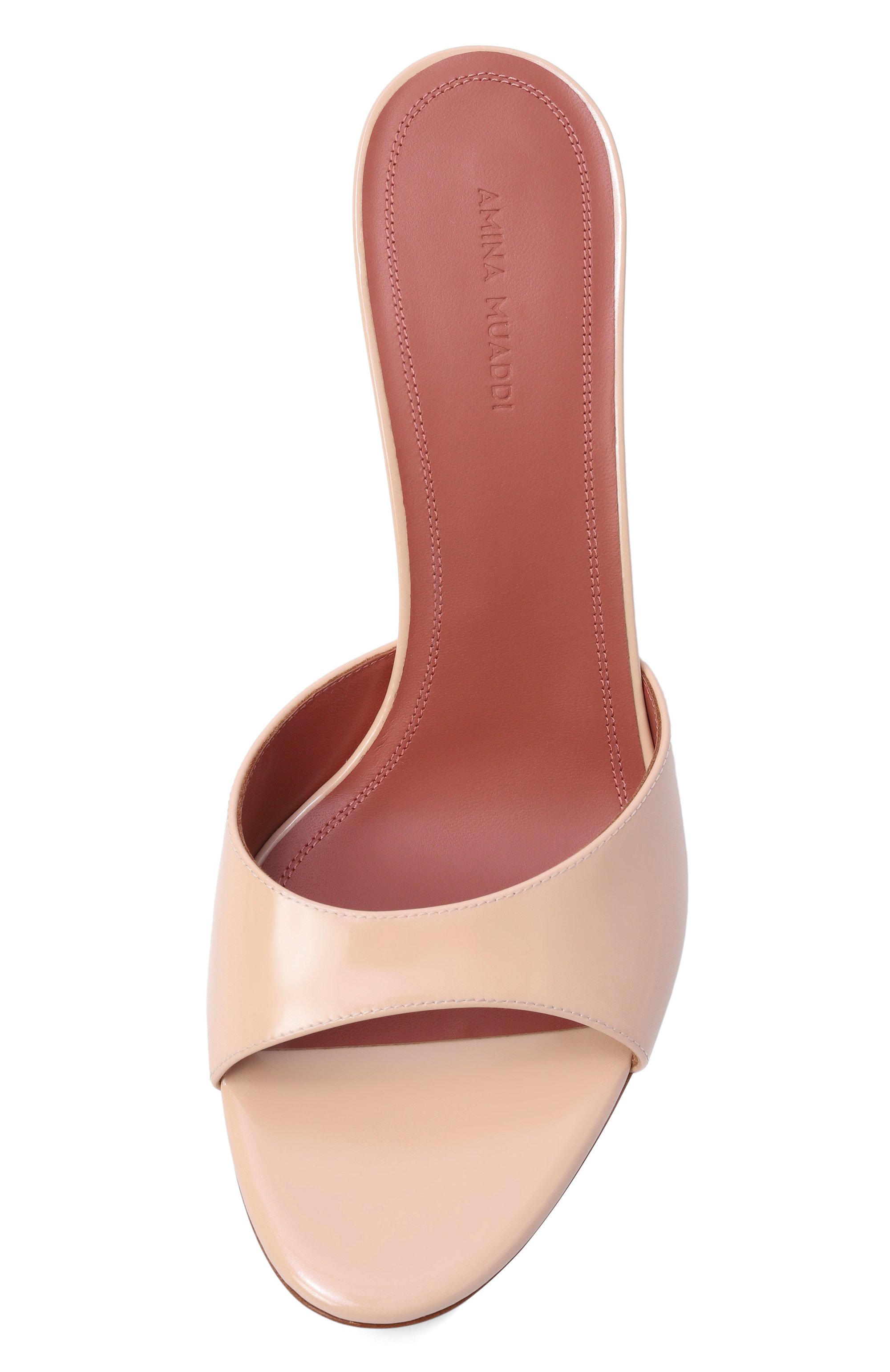 Лакированные мюли elodie 90 AMINA MUADDI, арт. EL0DIE SLIPPER 90/PATENT, фото 6