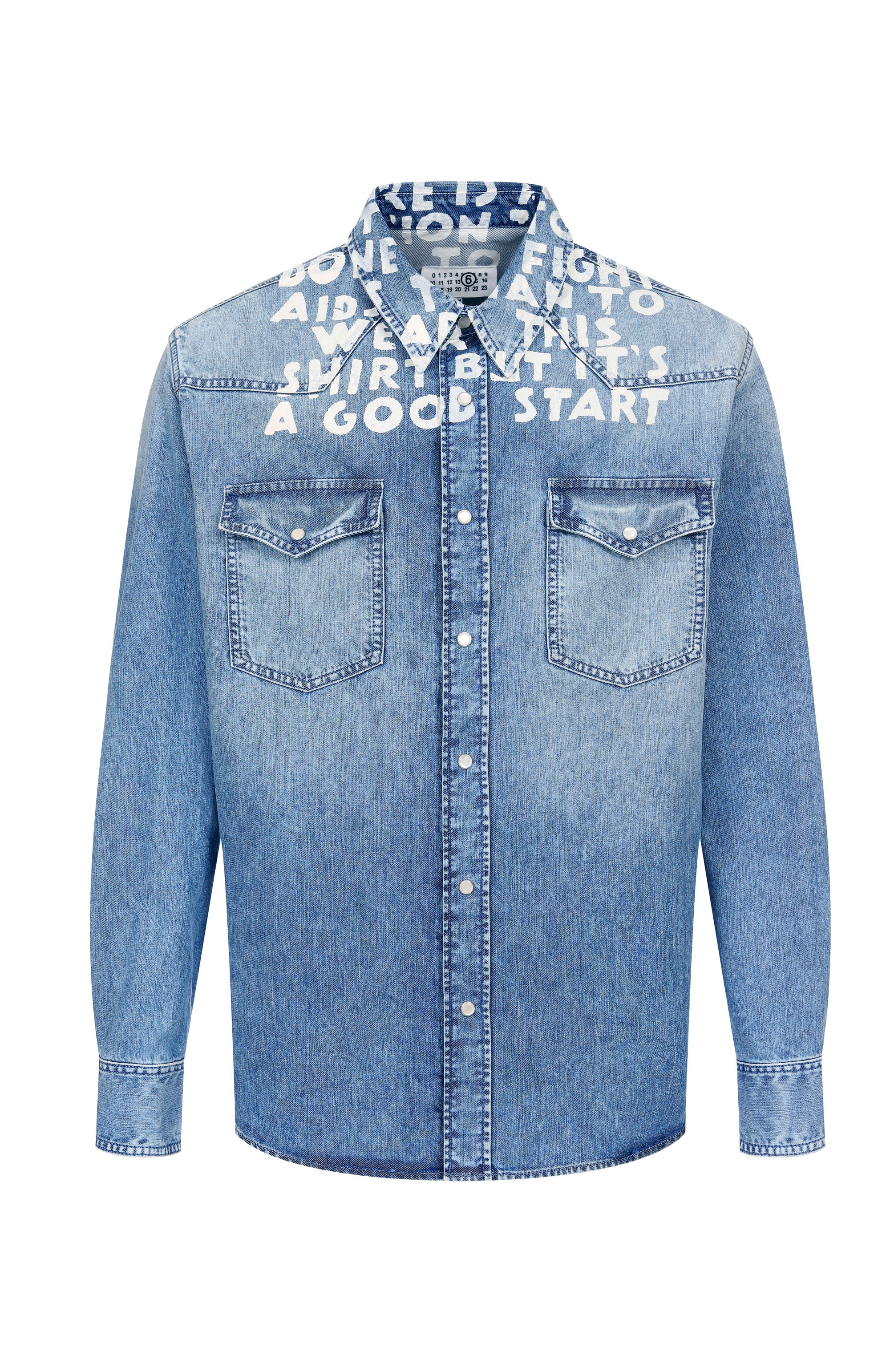 Джинсовая рубашка MM6, арт. SH2DT0018/M30029, фото 1