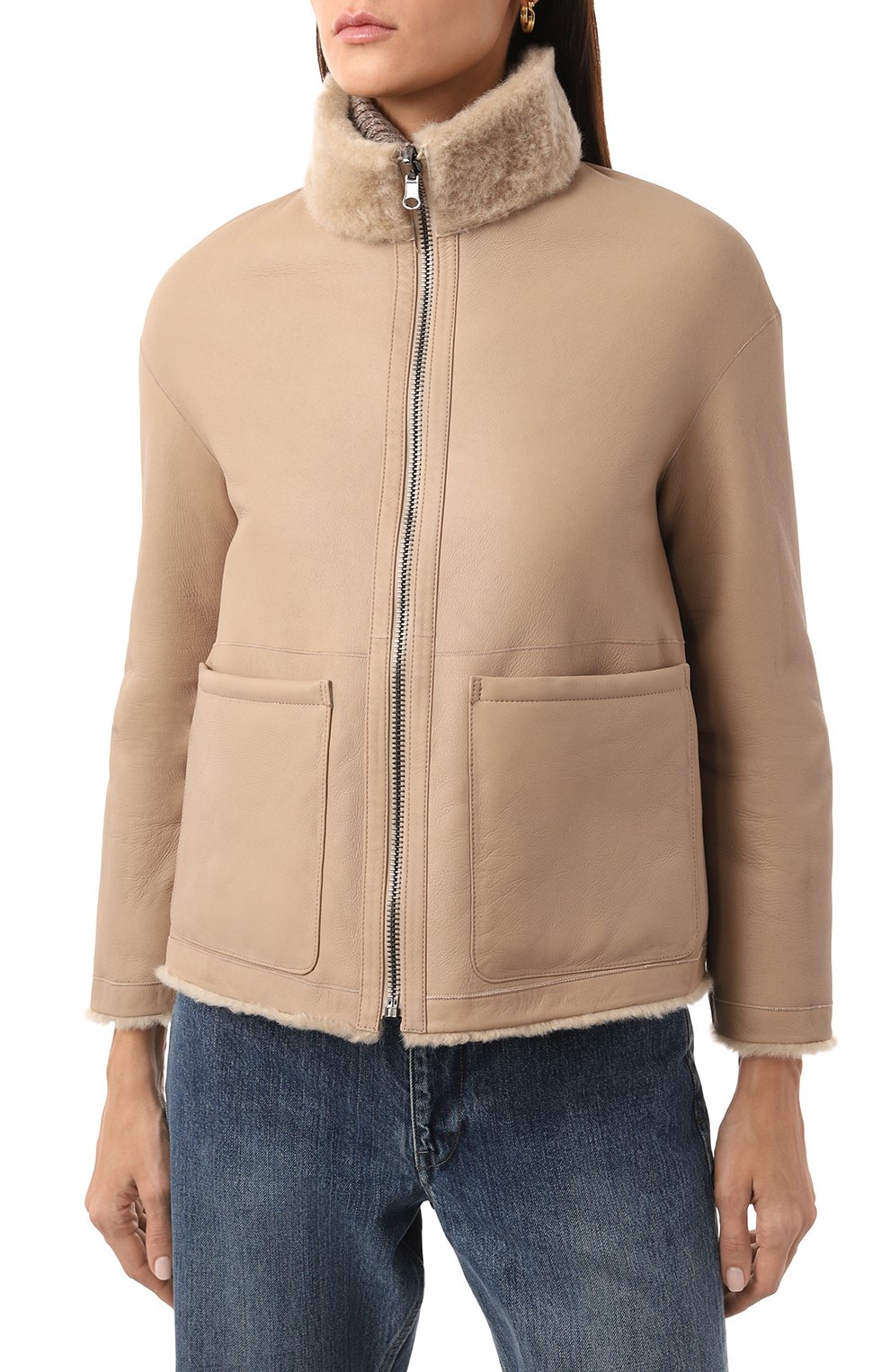 Двусторонняя дубленка SIMONETTA RAVIZZA, арт. F04JA250H18, фото 6