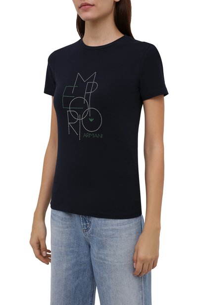 Хлопковая футболка EMPORIO ARMANI, арт. 6K2T7R/2J07Z, фото 3