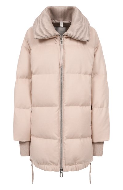 Женский пуховик из шерсти и вискозы DUNO, арт. BLANCA/PRAT0 MESTRE