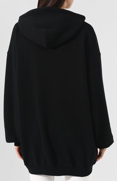 Хлопковое худи BALENCIAGA черного цвета по цене 51500 руб., арт. 570792/TEV19, фото 4 Хлопковое худи BALENCIAGA, арт. 570792/TEV19, фото 4