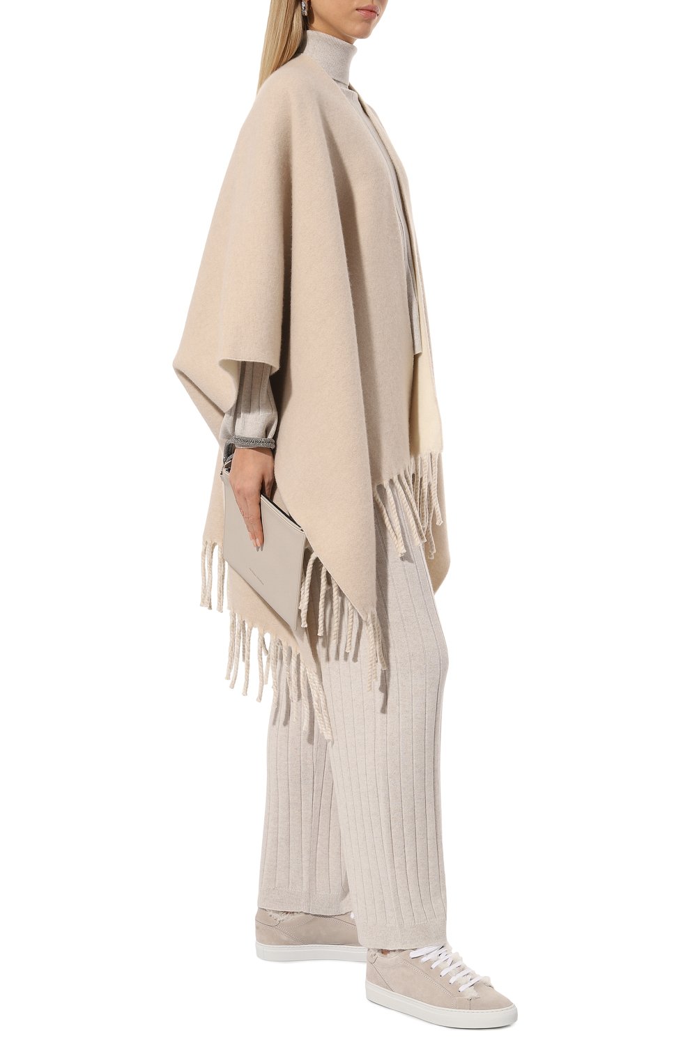 Пончо из шерсти и кашемира BRUNELLO CUCINELLI, арт. MSCDAGP42, фото 2