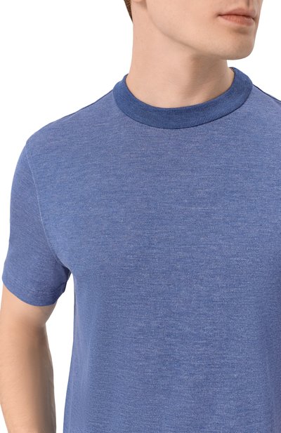 Футболка из хлопка и шелка BRIONI, арт. UJUC0L/PD602, фото 5