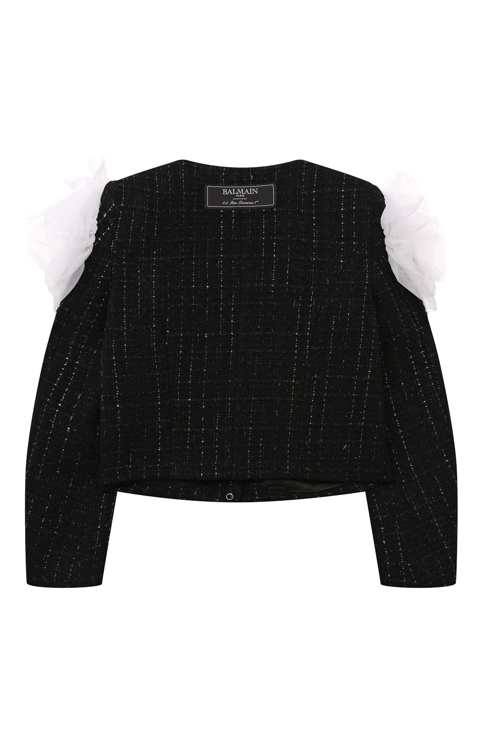 Жакет BALMAIN черного цвета по цене 59800 руб., арт. BV2B84, фото 2 Жакет BALMAIN, арт. BV2B84, фото 2