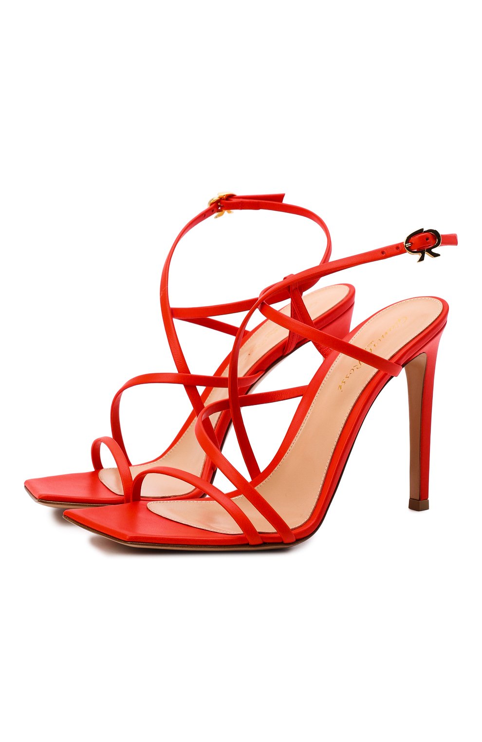 Кожаные босоножки manilla GIANVITO ROSSI, арт. G32062.15RIC.NAPPAPV, фото 1