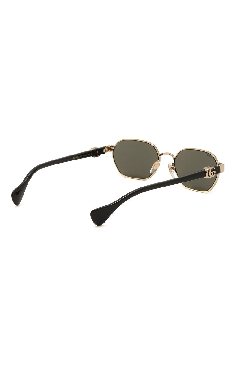 Женские солнцезащитные очки GUCCI черного цвета, арт. GG1593S 001 | Фото 4 (Региональные ограничения белый список (Axapta Mercury): Не проставлено; Нос: Не проставлено; Тип очков: С/з; Материал: Металл, Пластик; Очки форма: Прямоугольные; Оптика Гендер: оптика-женское)