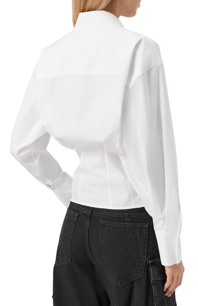 Хлопковая рубашка THE ATTICO, арт. 251WCH00043/CCC052AA, фото 4